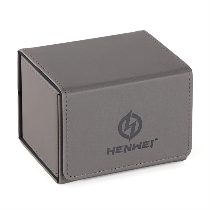Leather Strong Magnet Card Deck Case