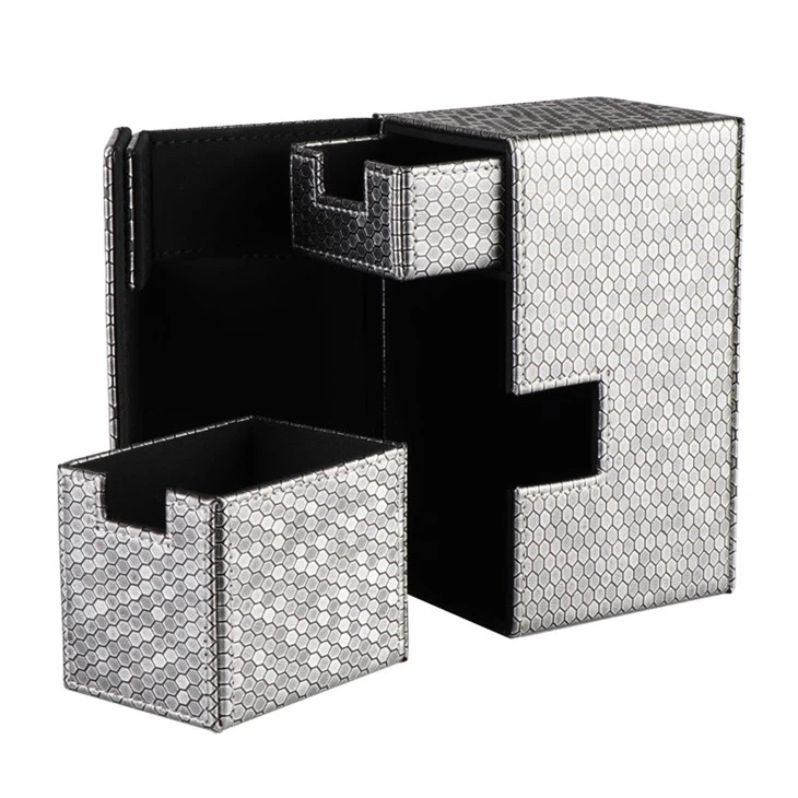 PU Leather Strong Magnet Deck Box