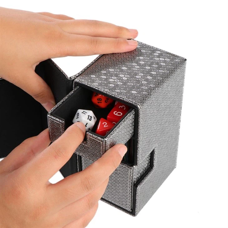PU Leather Strong Magnet Deck Box