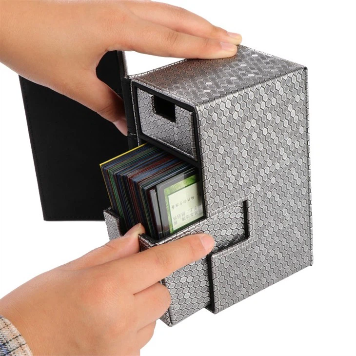 PU Leather Strong Magnet Deck Box